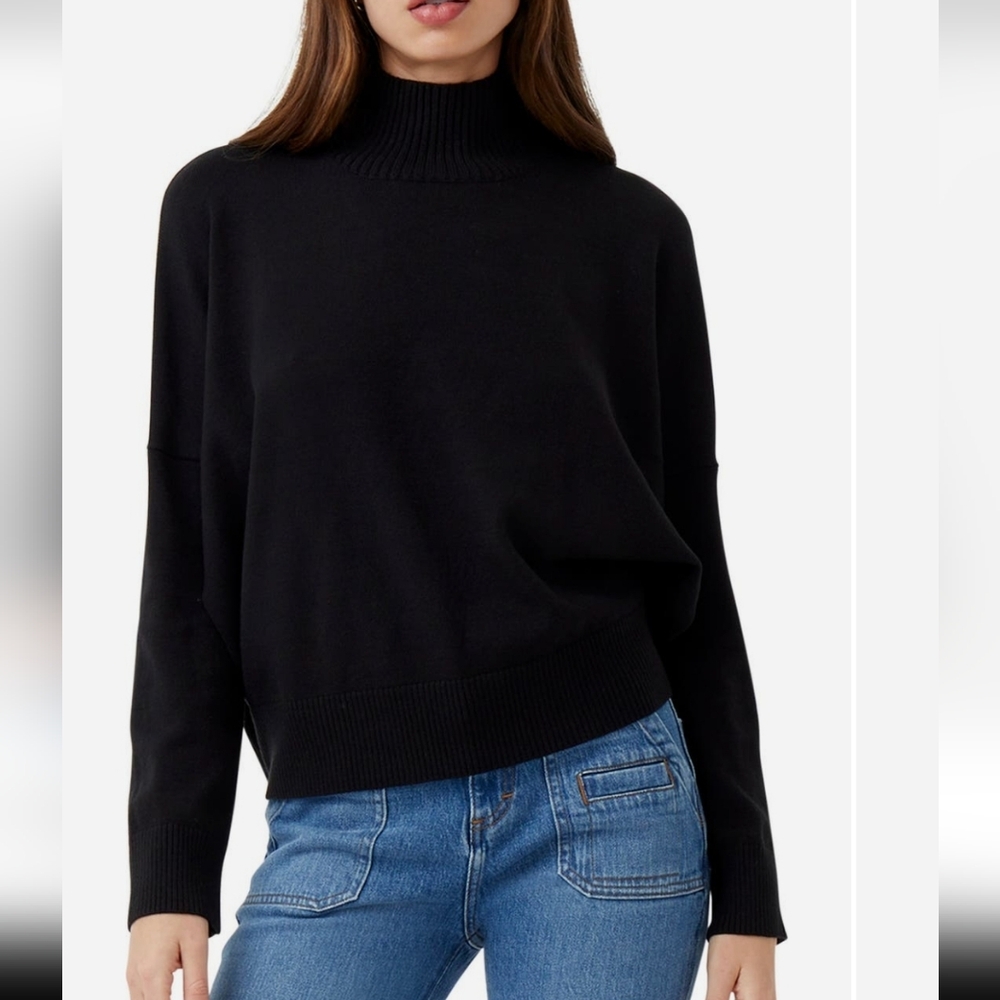 French Connection Black Turtleneck Sweater